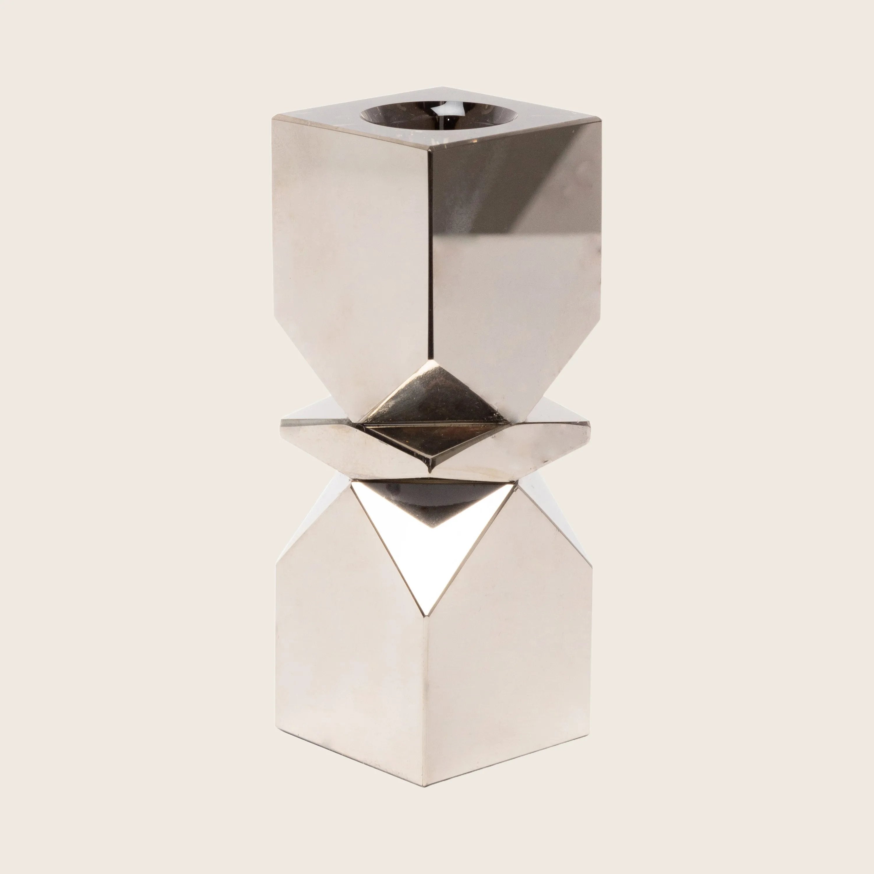 Hourglass Crystal Candle Holder