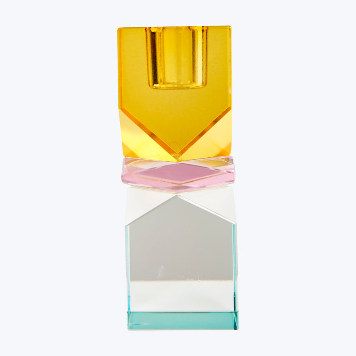 Hourglass Crystal Candle Holder