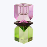 Hourglass Crystal Candle Holder