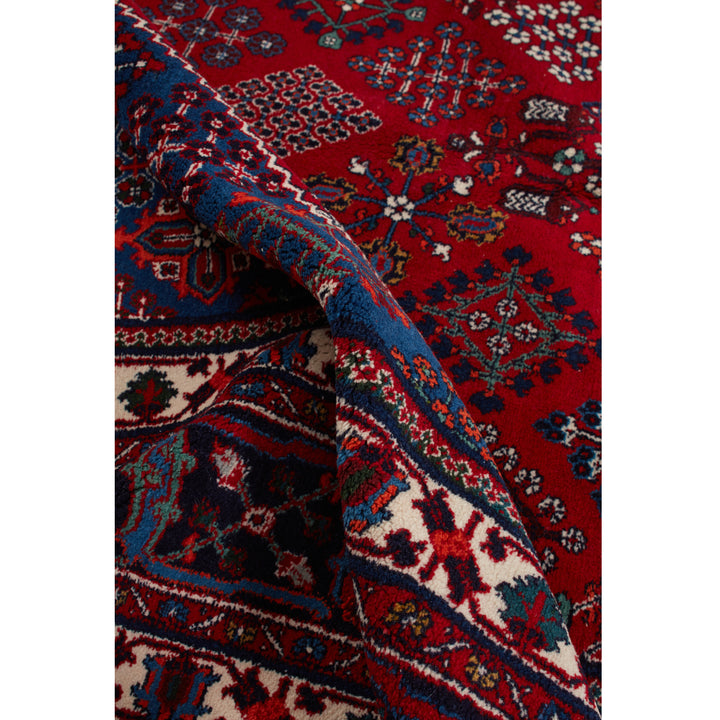 Red Traditional Persian Josagan Wool Rug - 9' x 12'