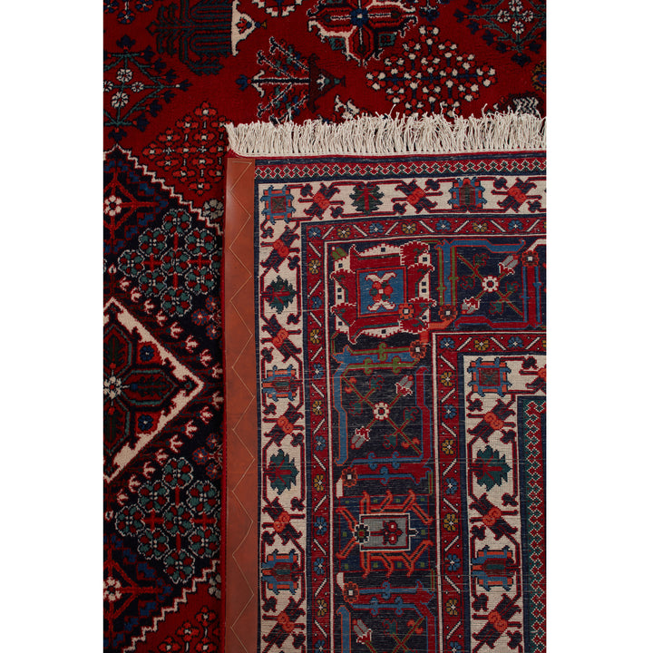 Red Traditional Persian Josagan Wool Rug - 9' x 12'
