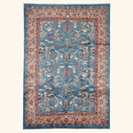 Blue Traditional Persian Wool Rug - 8'2" x 11'7"