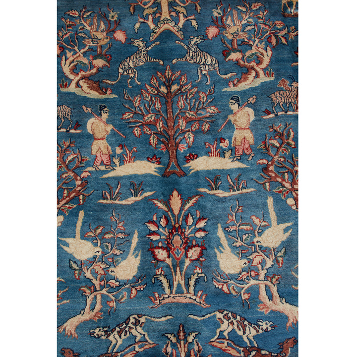 Blue Traditional Persian Wool Rug - 8'2" x 11'7"