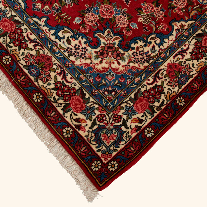 Red Traditional Persian Gabbeh Wool Rug - 7' x 10'1"