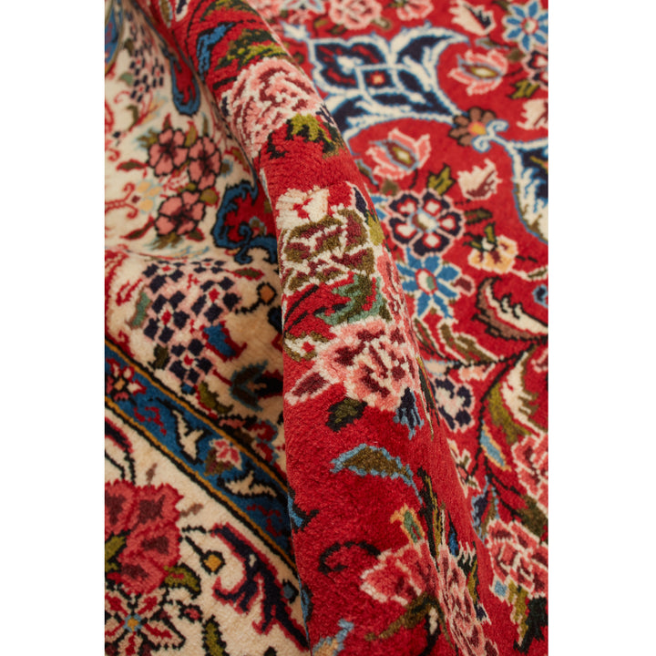 Red Traditional Persian Gabbeh Wool Rug - 7' x 10'1"