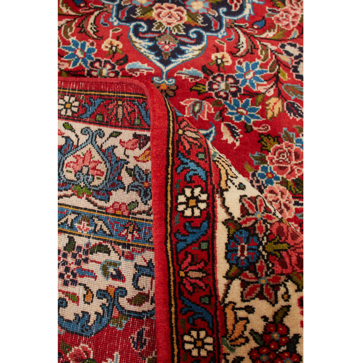 Red Traditional Persian Gabbeh Wool Rug - 7' x 10'1"