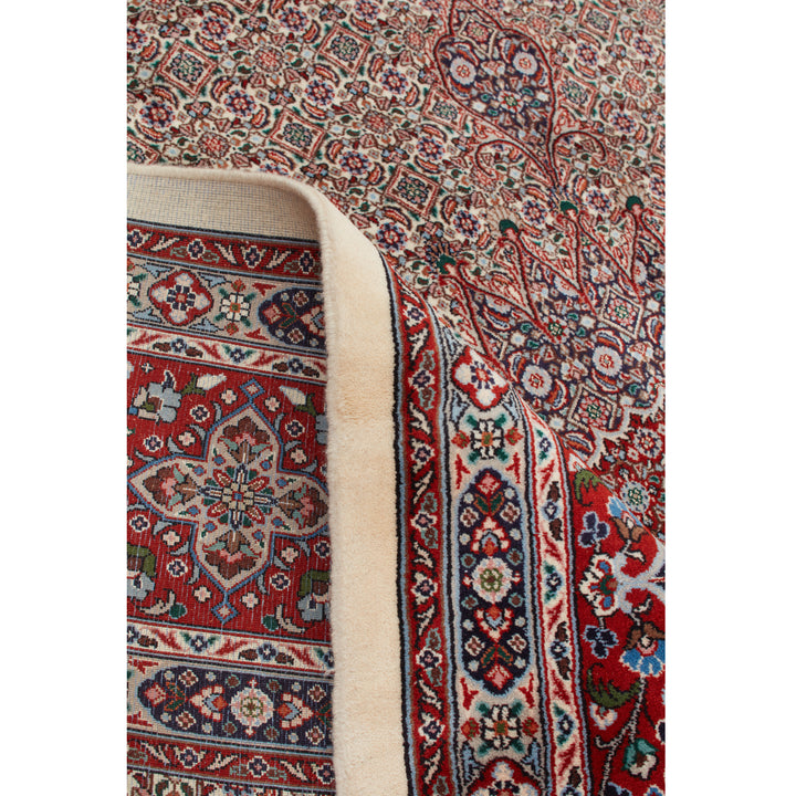 Brown Traditional Persian Mood Wool Rug - 8'1" x 11'5"