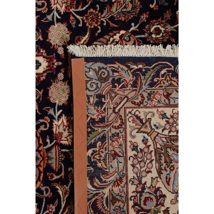 Black Traditional Persian Kashmar Wool Rug - 8'4" x 11'3"