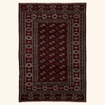 Red Traditional Persian Baluch Wool Rug - 8'10" x 12'10"