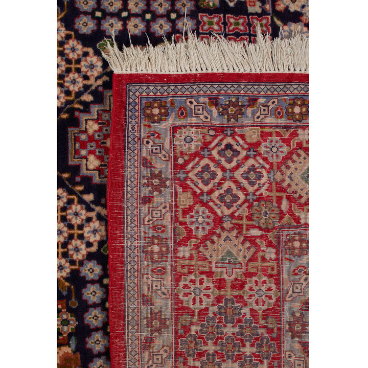 Black Traditional Persian Josagan Wool Rug - 6'9" x 10'5"