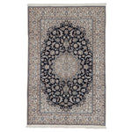 Ivory Traditional Persian Wool Rug - 6'8" x 10'3"