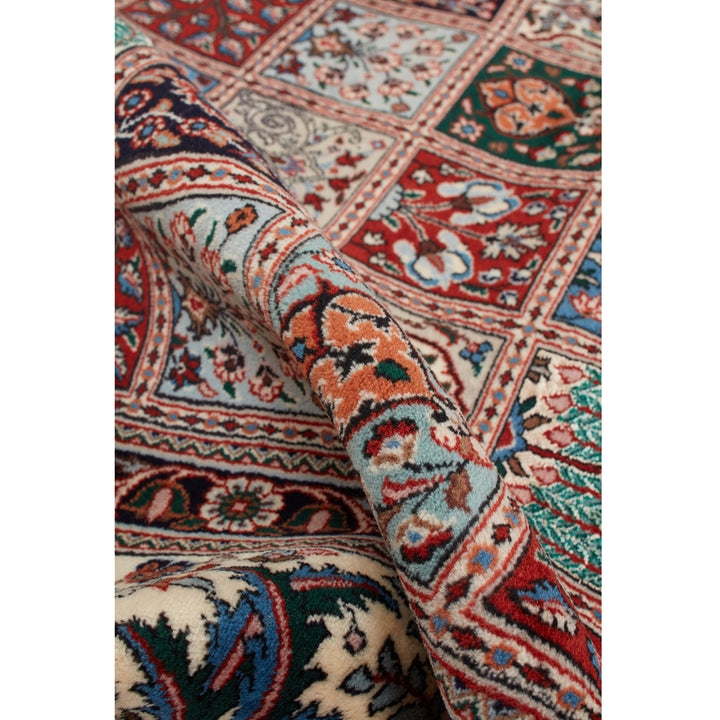 Blue Traditional Persian Mood Wool Rug - 6'6" x 9'5"