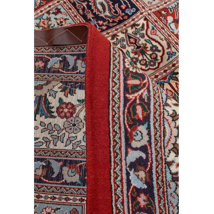 Blue Traditional Persian Mood Wool Rug - 6'6" x 9'5"
