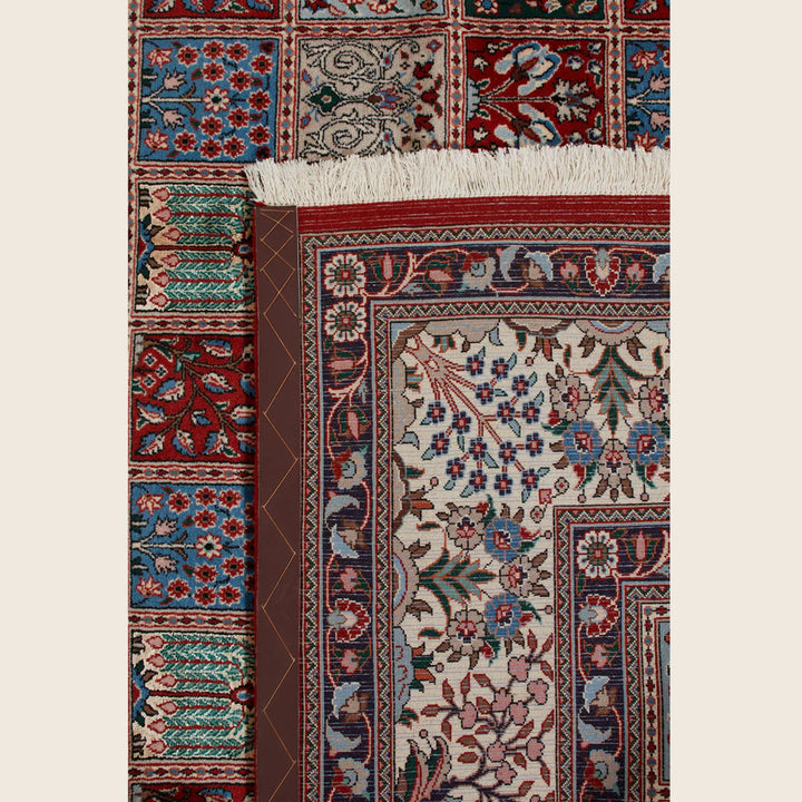 Blue Traditional Persian Mood Wool Rug - 6'6" x 9'5"