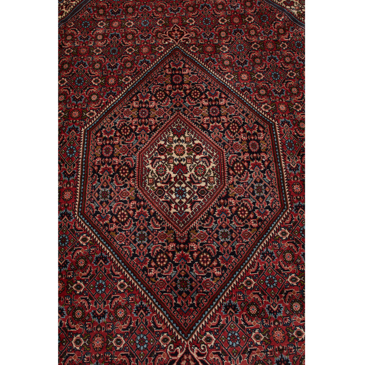 Red Traditional Persian Bidjar Wool Rug - 8'2" x 11'10"
