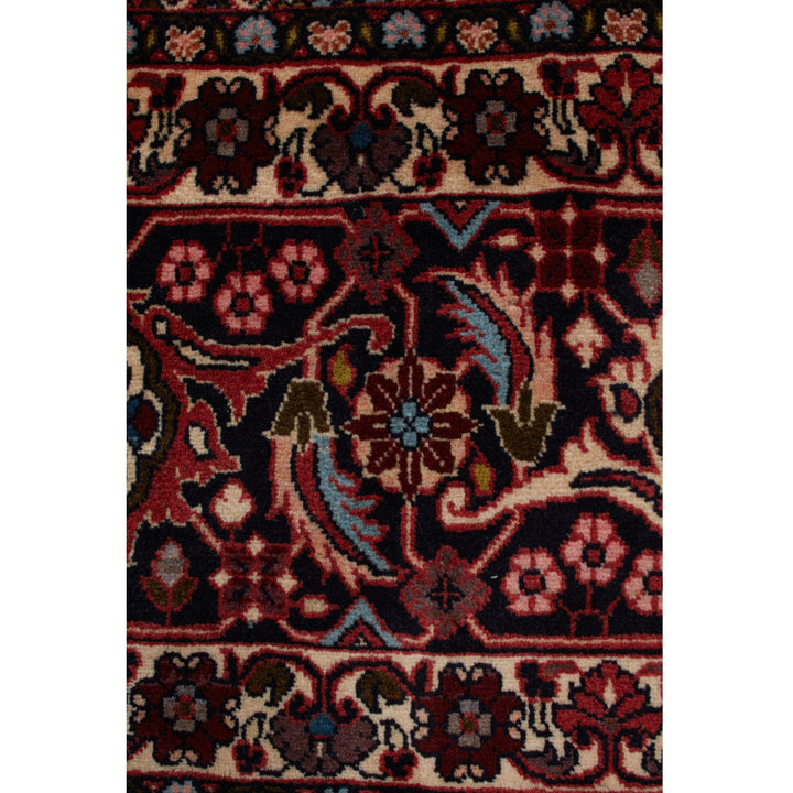 Red Traditional Persian Bidjar Wool Rug - 8'2" x 11'10"