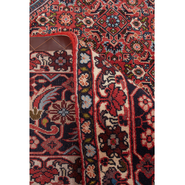 Red Traditional Persian Bidjar Wool Rug - 8'2" x 11'10"