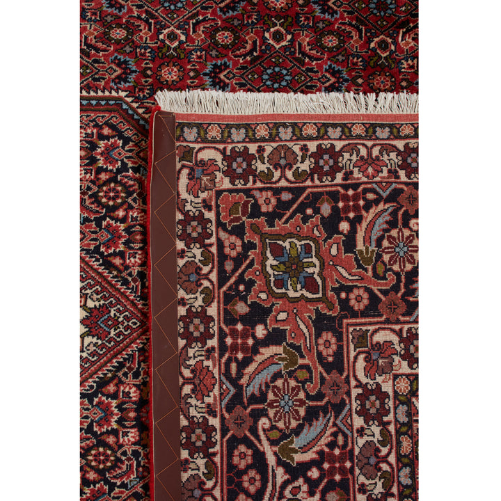 Red Traditional Persian Bidjar Wool Rug - 8'2" x 11'10"