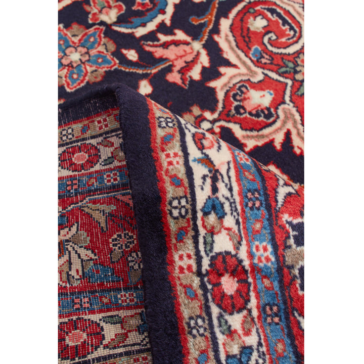 Blue Traditional Persian Hamadan Wool Rug - 7' x 11'