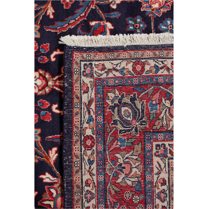 Blue Traditional Persian Hamadan Wool Rug - 7' x 11'