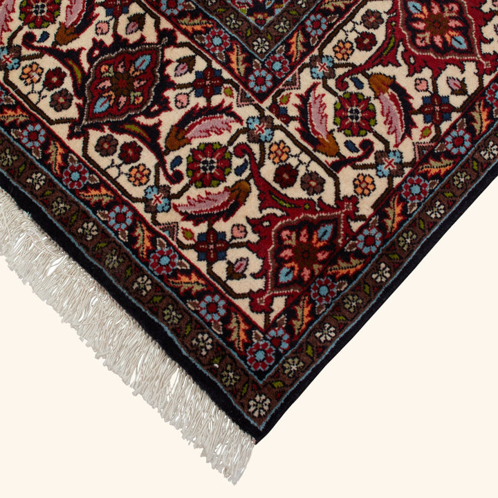 Red Traditional Persian Bidjar Wool Rug - 8' x 9'10"