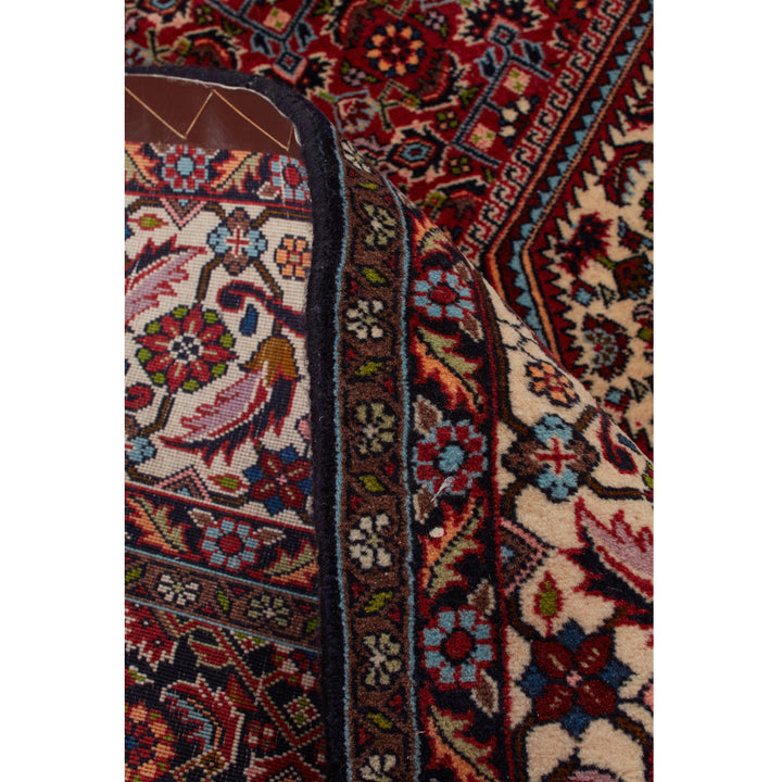 Red Traditional Persian Bidjar Wool Rug - 8' x 9'10"