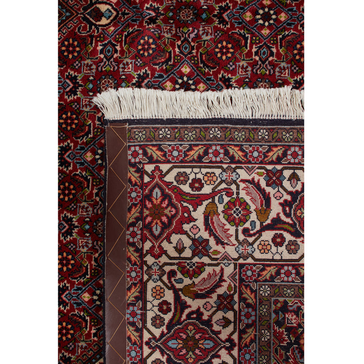 Red Traditional Persian Bidjar Wool Rug - 8' x 9'10"