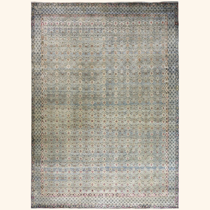 Grey Alchemy Traditional Wool Silk Blend Rug - 13'4" x 18'8"