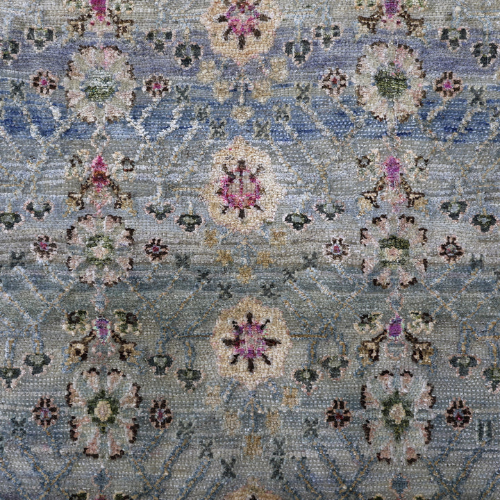 Grey Alchemy Traditional Wool Silk Blend Rug - 13'4" x 18'8"