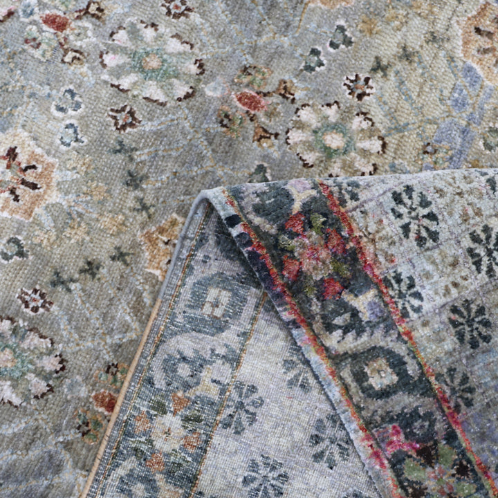 Grey Alchemy Traditional Wool Silk Blend Rug - 13'4" x 18'8"