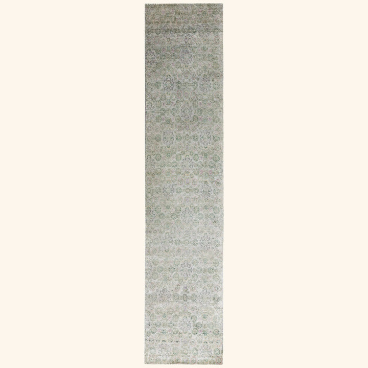 Blue Alchemy Transitional Silk Runner - 2'8" x 12'11"