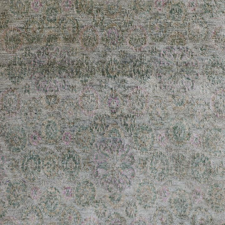 Blue Alchemy Transitional Silk Runner - 2'8" x 12'11"