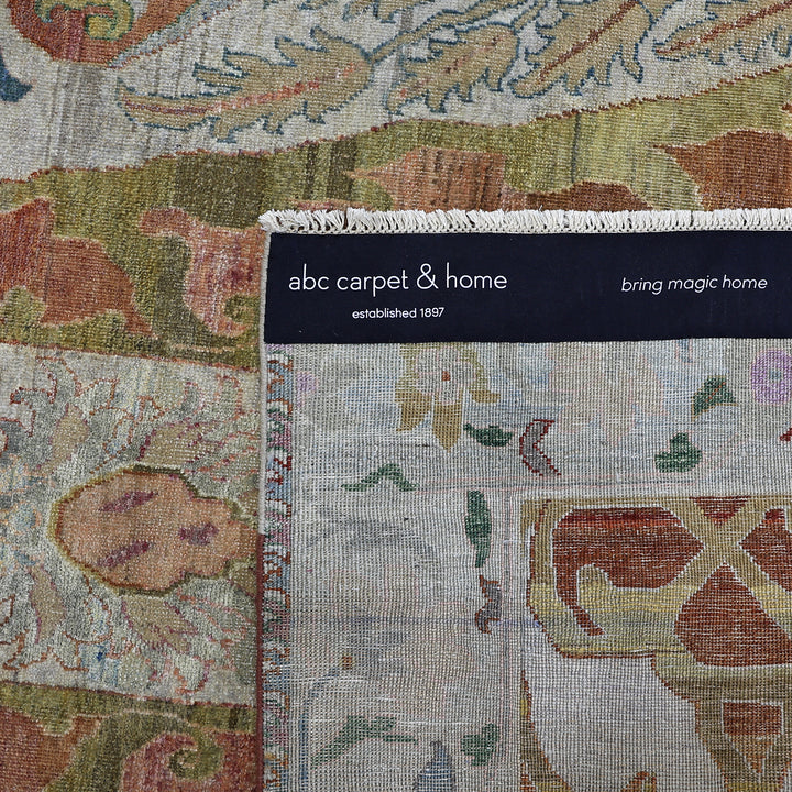 Cream Alchemy Traditional Wool Rug - 9'9" x 13'3"