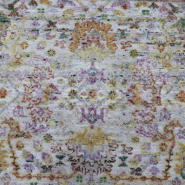 Cream Alchemy Traditional Silk Rug - 9'11" x 14'3"