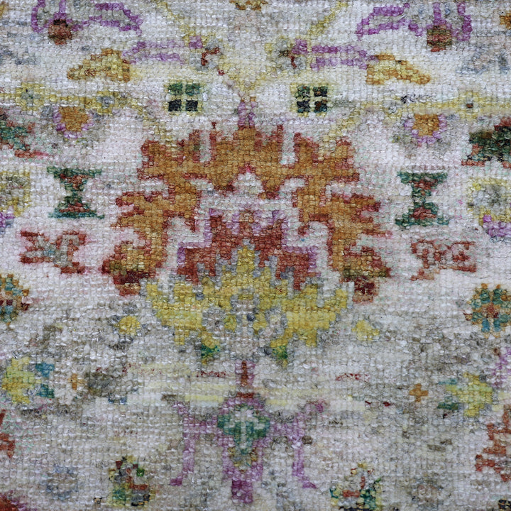 Cream Alchemy Traditional Silk Rug - 9'11" x 14'3"