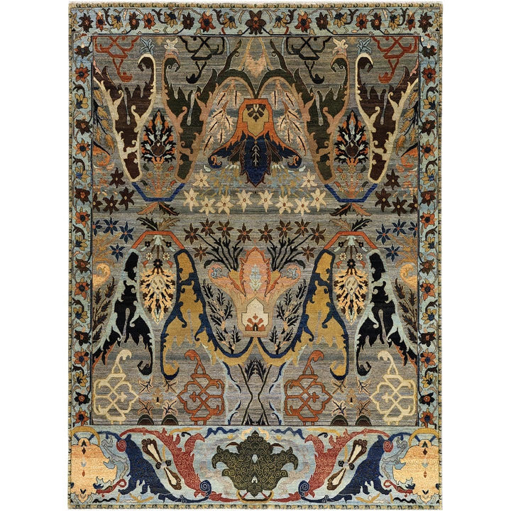 Grey Alchemy Traditional Wool Rug - 8'7" x 11'8"