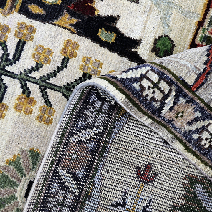 Cream Alchemy Traditional Wool Rug - 10'4" x 13'9"
