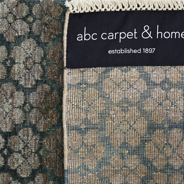 Blue Alchemy Transitional Wool Silk Blend Runner - 2'1" x 6'