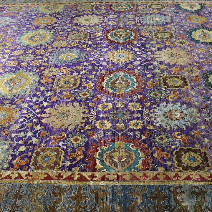 Purple Alchemy Traditional Wool Rug - 11'9" x 16'6"