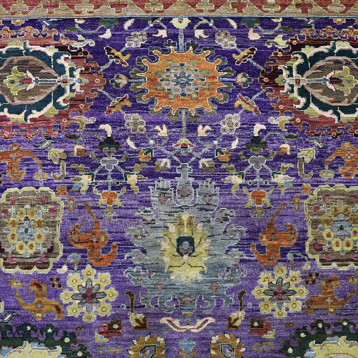 Purple Alchemy Traditional Wool Rug - 11'9" x 16'6"