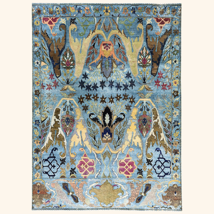 Blue Alchemy Traditional Wool Rug - 8'11" x 12'7"