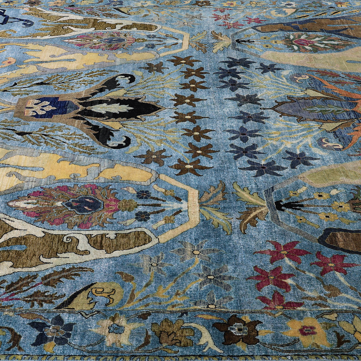 Blue Alchemy Traditional Wool Rug - 8'11" x 12'7"