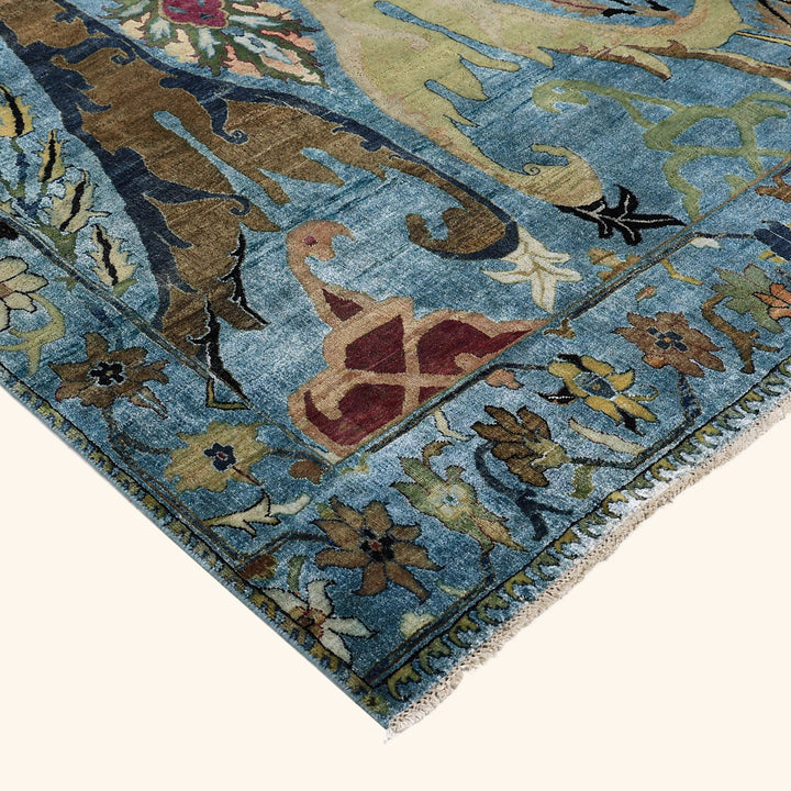 Blue Alchemy Traditional Wool Rug - 8'11" x 12'7"