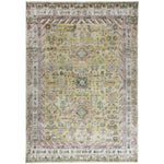 Gold Alchemy Traditional Silk Rug - 8'10" x 12'9"