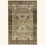 Cream Alchemy Traditional Wool Silk Blend Rug - 9'7" x 14'7"
