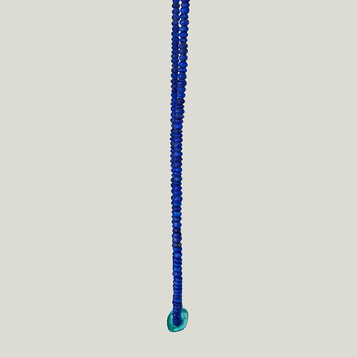 Beaded Lapis and Turquoise Necklace