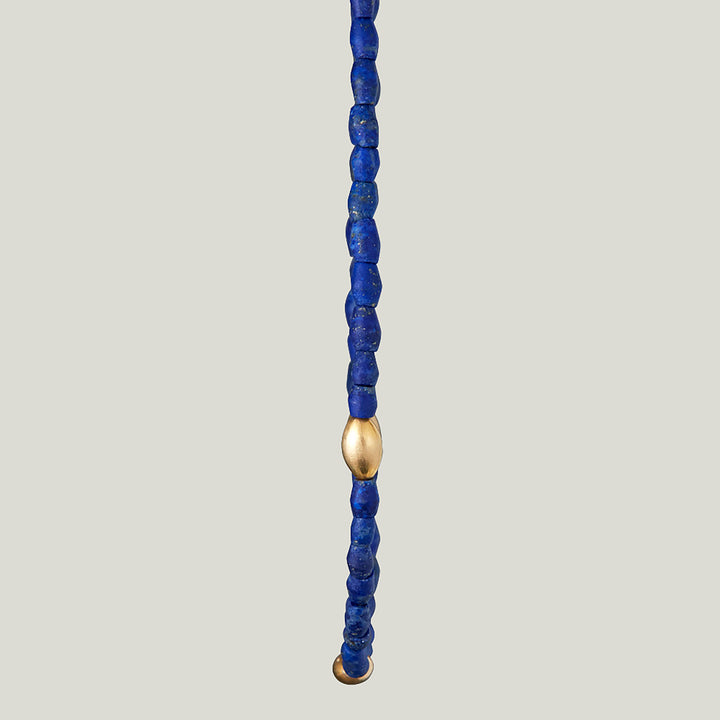 Beaded Lapis Necklace