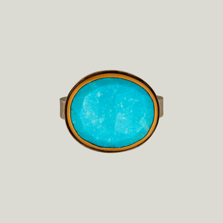 Rosecut Turquoise Ring