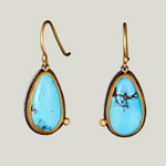Bright Turquoise Drop Earrings