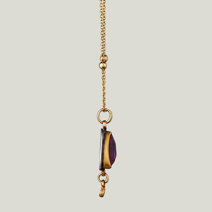 Rosecut Ruby Necklace